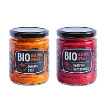 루돌프 유기농 야채 스프레드 토마토 바질 & 비트루트 호스래디시 235g