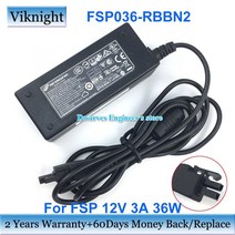 정품 fsp036-rab 전원 충전기 어댑터 12v 3a 2 핀 플러그 fortigate fortinet ad036rab-ftn3 fsp fg-60d-bdl 노트북 어댑터
