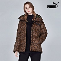푸마 푸퍼 숏패딩 여성 카멜