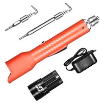 철근 절단기 자동 철근 묶는 기계 6000mah 전기 철근 계층 도구 0.5-0.9mm 직경 철선 용 철근 타이 와이어 트위스터, 노란색, 우리를