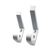 옷 걸이 알루미늄 벽 가방 모자 고리 탈의실 정리 행거 인테리어 심플 2단 다용도, 알루미늄2단옷걸이/대(2개)