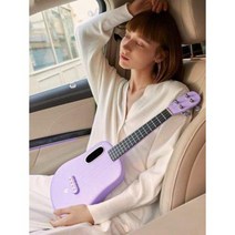 파인애플 콘서트 소프라노 불 기타 라바 U 카본 파이버 라우클리 23 26인치 유켈레, 02 라이트레드 23인치 FreeBoost, 02 26인치