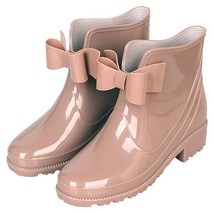 디에프 여성 여자 리본포인트 레인부츠 여름신상