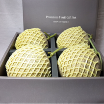 [달다달아] 국내산 고당도 머스크 멜론 메론, 1개, 고급 선물용 최고등급 8kg 내외(4수)
