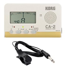 코르그 KORG CA-2 크로마틱 튜너 Flanger FA-01 튜너 마이크 첨부 2점 세트