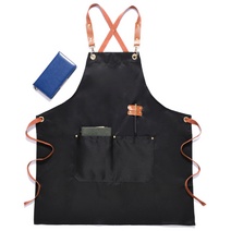 공방 앞치마/ 바리스타앞치마 미용 네일 베이커리앞치마, 브라운