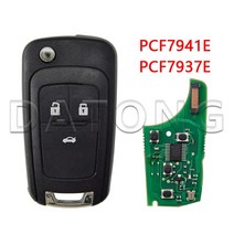 Datong World Car Remote Key 쉐보레 크루즈 올랜도 말리부 아베오 스파크 315433 MHz ID46 칩 자동 스마트 컨트롤 플립 키, 434MHz+3 BT PCF7941 7937