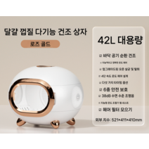 강아지 고양이 털말리기 드라이기 펫 속건 털말리기 드라이룸 드라이 박스, 에그쉘 탑 로즈골드(7kg적합)