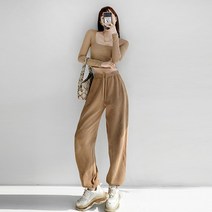 로지 스웨트 간지 트레이닝 츄리닝 밴딩팬츠