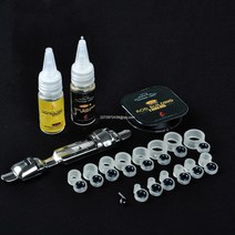 라오농 낚시대 가이드링 도선 낚시 핸들 바위낚시 긴낚시대 낚싯대 개조 DIY부품, T01-14개 화이트색 투명포장