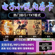 닌텐도스위치 블랙박스 메모리 sd 카드 소설책 메모리카드 32g 전자책 메모리 노래카드 mp3 사운드트랙 다운로드 소설책 메모리 카드 음악sd카드, 01 공식 표준 분배, 04 【16G】각종 장르 소설1500본（TXT文档형식）