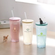 국내생산 주문 제작 심플 빨대컵 670ml DD-09907 57896EA, 쿠팡 블루
