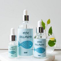 SOOP 흡수가 좋은 저분자 피쉬콜라겐 (마린콜라겐) 보습 탄력 앰플, 100ml, 1개
