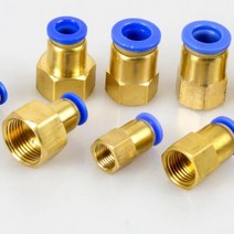 원터치 에어피팅 유공압휘팅 커넥터 PCF04~16mm, PCF12-03, 1개