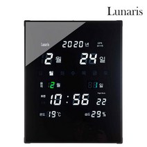 지성INC 국산 루나리스 GPS 수신 LED 디지털 전자벽시계(대)