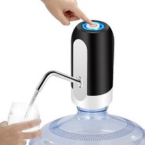 워터펌프 원터디스펜서 스마트워터디스펜서물병 펌프 자동 스위치 마시는 디스펜서 USB 충전 전기 물 병, 02 Black_01 M