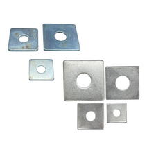 사각와셔 볼트 와샤 철 백색 M16x50x3T(100개), 철백색M16x50x3T(100개)