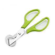 계란분리 분리기 오프너 손에안묻는 노른자 커터 간편하게분리 계란 따개 크리 에이 티브, 초록