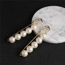 두엔젤 진주 클립 옷핀 옷여밈핀 브로치 가방뱃지 항아리옷핀