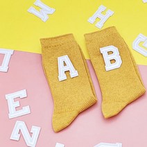 흰색 이니셜 옷패치 커스텀디자인와펜 자수용 알파벳