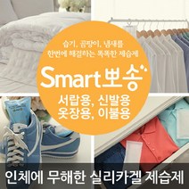 스마트뽀송 [스마트뽀송]천연 실리카겔 제습제 10세트 4종중 택1/습기제거제/탈취제, 이불용 10개