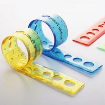길이측정 휘는자 30cm 구부러지는 자 학습교구 학습준비물 키즈