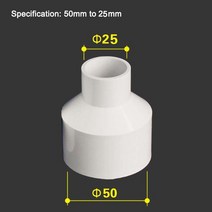 내부 50mm ~ 32/40/63/75mm 감속기 어댑터 청소기 및 사이클론 집진기 호스 액세서리, 05 50-25mm