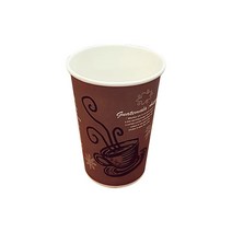 커피데이 테이크아웃컵 13온스 인쇄종이컵(커피브라운) 1000개 390ml, 1박스