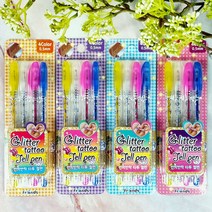반짝반짝 타투 젤펜 (4색) 0.5mm-꾸미기펜, 단품