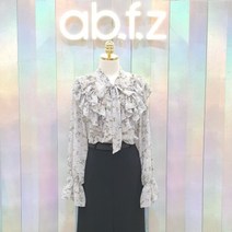 에이비에프지 플라워 러플 블라우스 AFW1HB49