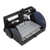 소형 cnc 조각기 선반 레이저 커팅기 컷팅기 미니 각인기, 3축 버튼 + 오프라인 컨트롤러 + 500mw 레이저