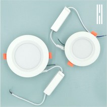 잔광방지 쓰리온 다운라이트 3인치 4인치 LED 플리커프리 매립등 매입등 다운라이트, 주광색, 1개