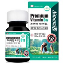 네추럴lize 프리미엄 비타민 b12 90정 메틸 코발라민 고함량 비타민비 영양제 추천, 1개, 3개월(90정)
