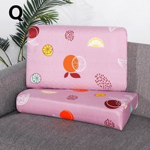 라텍스베개코튼 컨투어 리바운드 메모리 폼 베개 커버 1 개 가정용 라텍스 베개 케이스 지퍼 보호, 11 Q_02 40x60cm