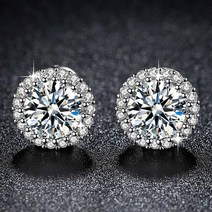 beiver 패션 cz 민들레 꽃 귀걸이 bijoux 큐빅 피어싱