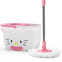 버킷 극세사 게으른 손 씻기 바닥 플로팅 가정용 청소 도구, 03 2 mop head cloth