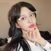 VANANA2 남녀공용 반무테 캣치 데일리 안경테