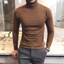 가바바 직수입 남성 스웨터 목폴라 심플한 무지 G3257