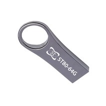 에스티원테크 ST80 USB 메모리 메탈 스틱, 64GB, 다크그레이
