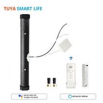 tuya wifi 전기 블라인드 모터 알루미늄 블라인드 roman shade 벌집 커튼 alexa google home remote control 엔진 모터