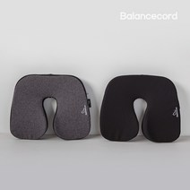 [SET] 발란스코드 카이로프랙틱방석 의자방석 1+1, 블랙, 오렌지