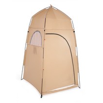 TOMSHOO 샤워 텐트 휴대용 야외 샤워 목욕 피팅 룸 텐트 쉼터 캠핑 비치 개인 정보 보호 화장실, 분홍색|러시아
