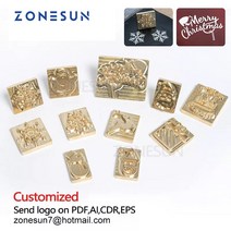 가죽공예 도구 ZONESUN-황동 로고 스탬프 선물 장식 가죽 스탬핑 엠보싱 도구 나무 굽기 브랜딩 철, small than5x9cm
