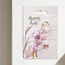 [천삼백케이] [꾸밈] nv682-행잉액자감성꽃과캘리(세로대형), 타입1