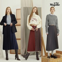 [런칭가 89 900원]아뜰리에 마졸리 미에뜨 체크 플리츠 스커트 1종