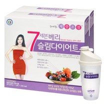 한미양행 세븐베리 슬림 다이어트 쉐이크 + 전용쉐이커 세트, 2종, 4세트, 2종