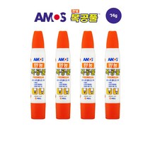 아모스 만능 목공풀 36g, 74g, 4개