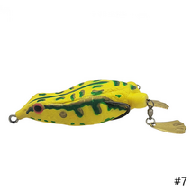 다혜 낚시용품 스쿠이마 개구리미끼 가물치프로그 개구리 프로그 가물치루어 플로팅 웜 배스 낚시 FROG 프로그루어 민물낚시 탑워터 25g 8cm, #7