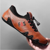 바잉글로벌 남성용 극세사 가죽 스니커즈 발편한 4계절 남성 운동화