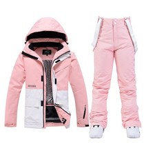 스노우보드 복 남녀공용 스플라이싱 스노우 스키 따뜻한 두꺼운 방수 알파인 겨울